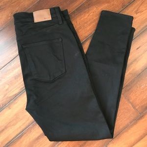 Madewell Black High Rise Skinny Jeans